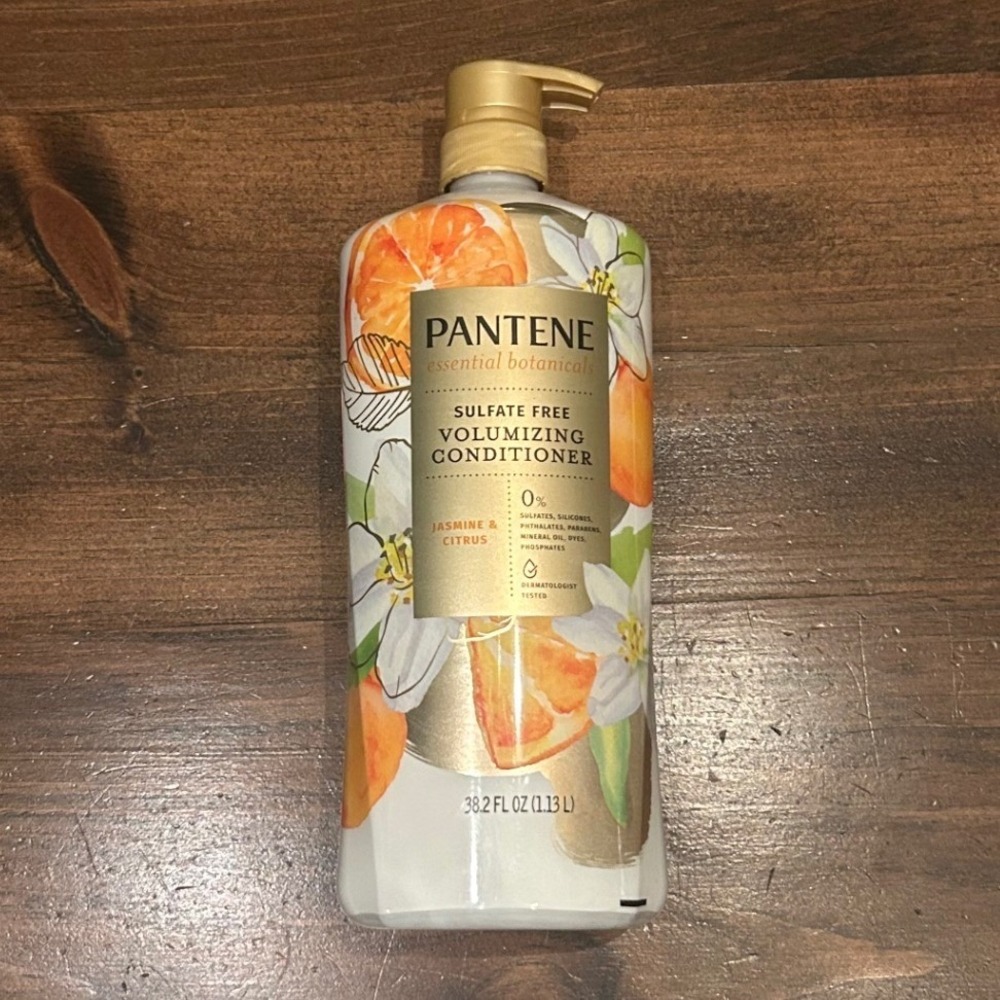 Pantene‎ Volumizing Conditioner 38.2 oz New Jasmine Citrus Sulfate Free Haircare